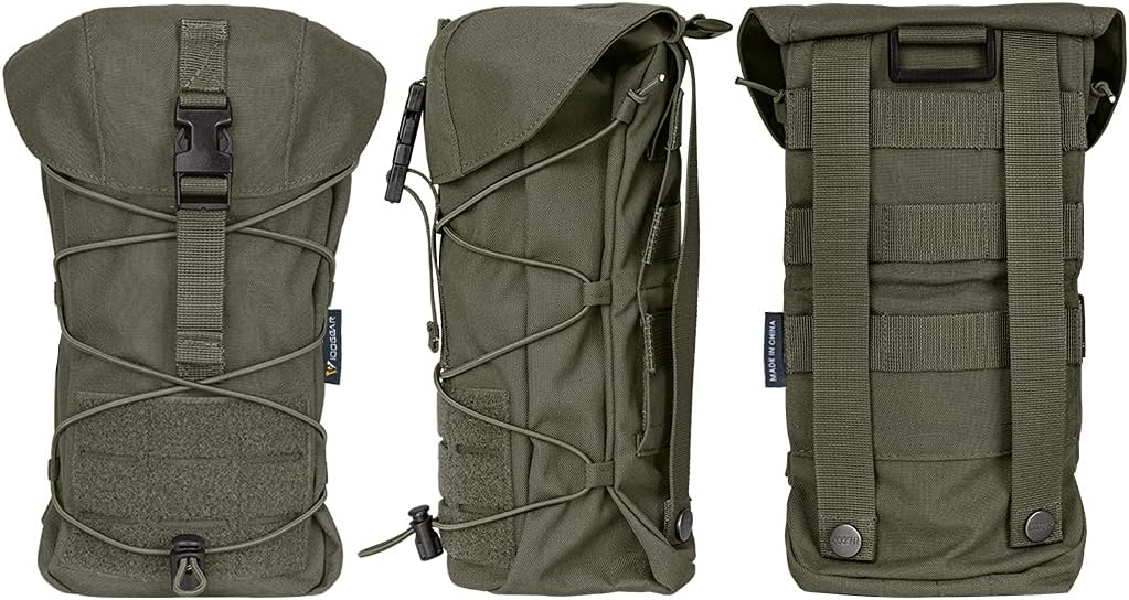 IDOGEAR Tactical Pouch Molle Drawstring Magazine Dump Pouch Mag Recycling Pouch Universal Bag