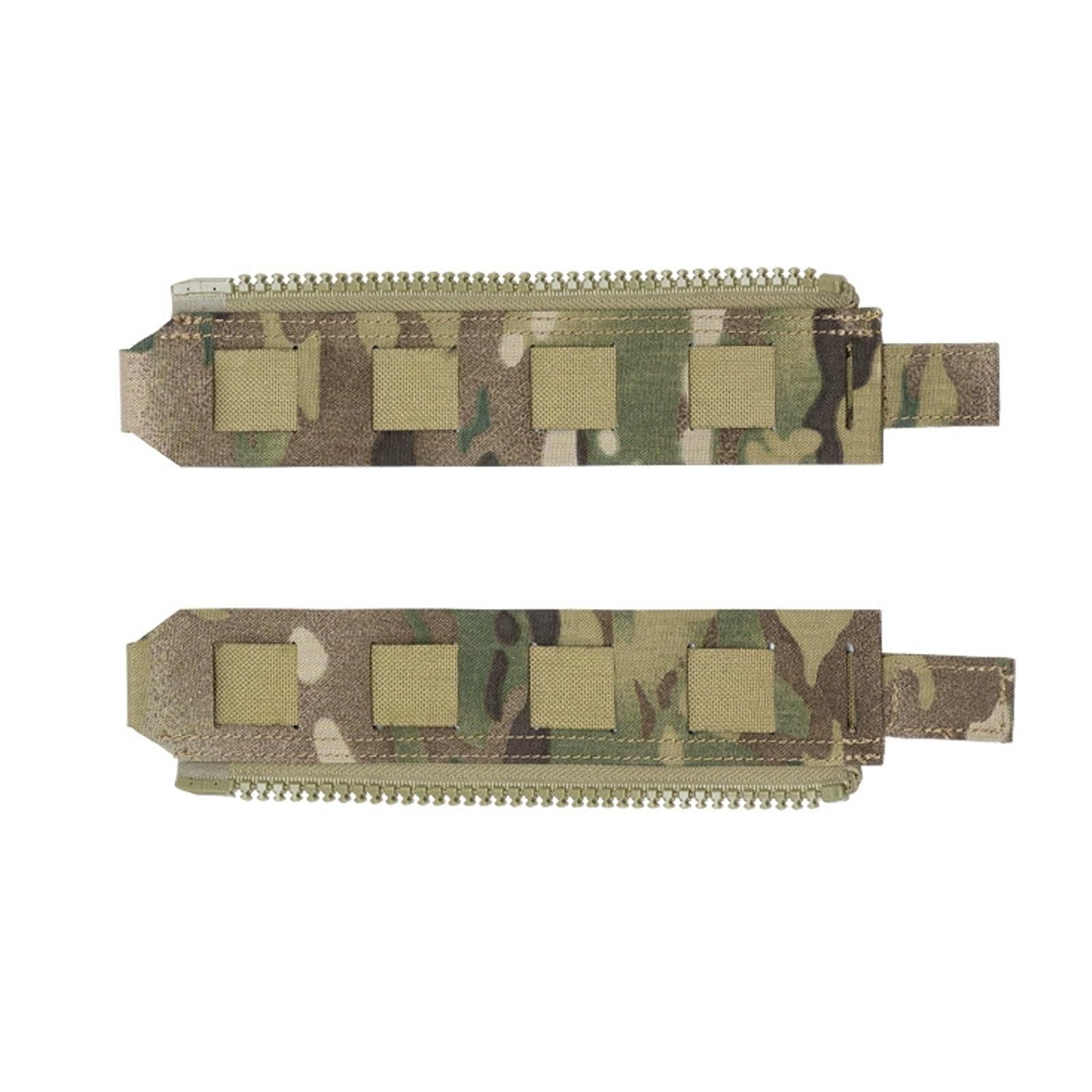ZFFOZZ Tactical Back Panel MOLLE Zipper Kit, Molle Zipper Strap with Expand Loading, Compatible with CPC JPC AVS(Cp)
