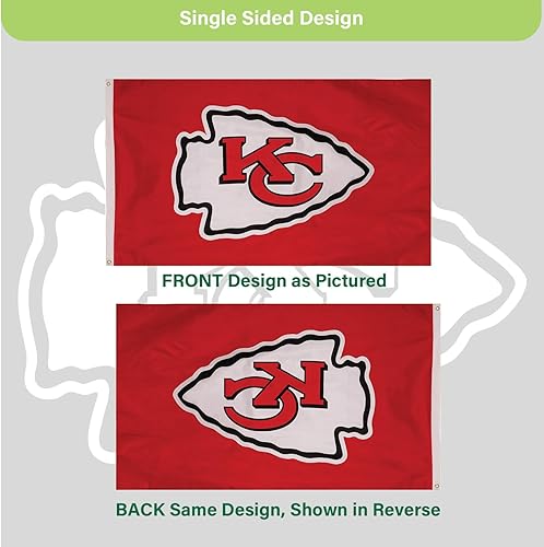 Miniatura 4 de NFL Buffalo Bills - Bandera duradera de 3 x 5 para exteriores con ojales, bandera y pancarta resistentes para jardín al aire libre y patio, bandera