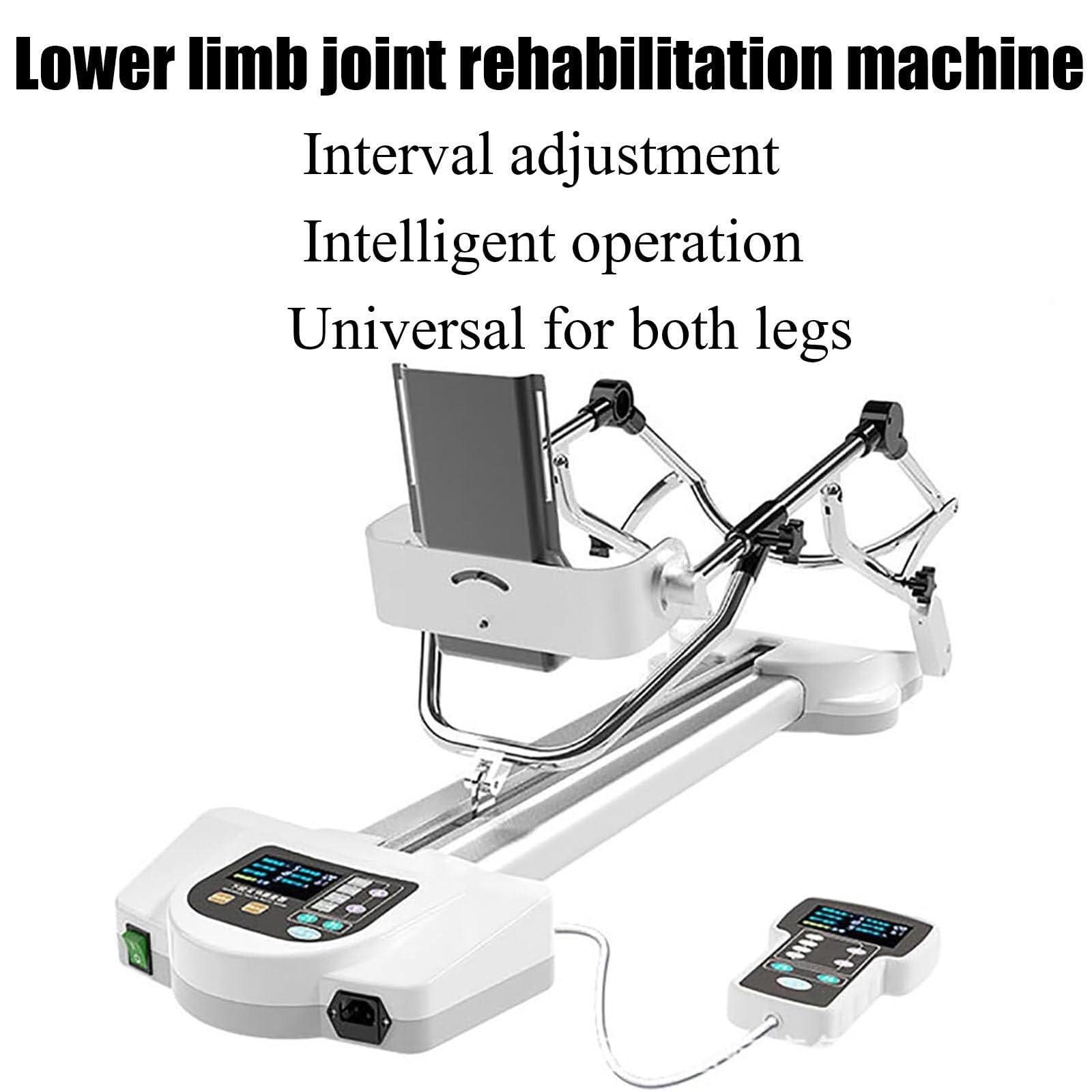 UMJIGF Knee Rehabilitation Equipment,Lower Limb Traction Machine Leg Training Device,0-120° Adjustable Exercise Physiotherapy,for Post-Fracture,