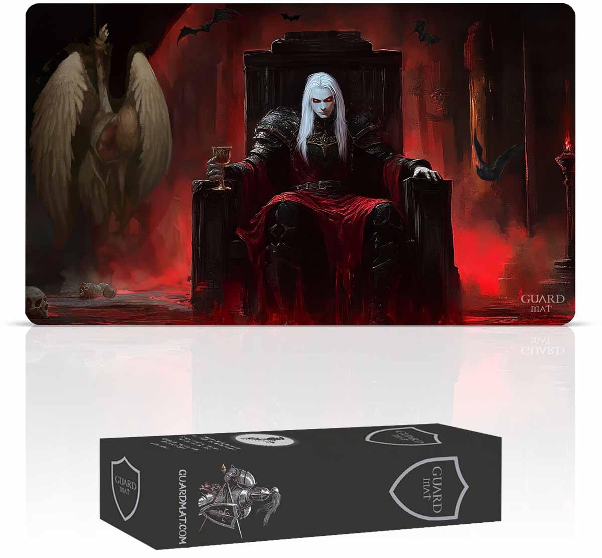 Edgar Markov (Bordi Cuciti) - Tappetino per Carte Magic - Tappeto per Gioco - Playmat Compatibile con MTG, Signore degli Anelli, TCG, Gioco di Carte