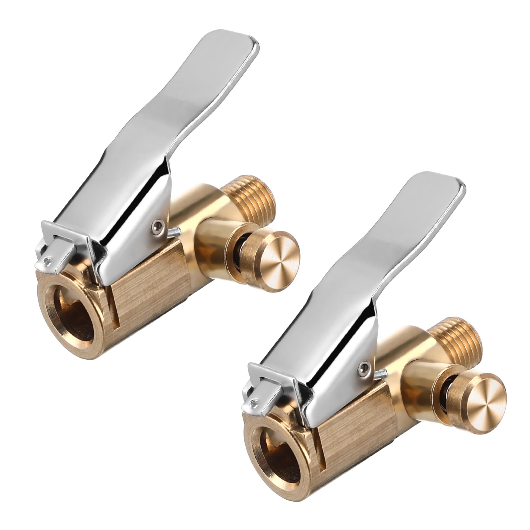 COSMEVIVI 2pcs Locking Tire Air Chuck Quick Connect Inflator Attachment for Efficient Tire Inflation Construction for and Versatile Vehicle Compatibility