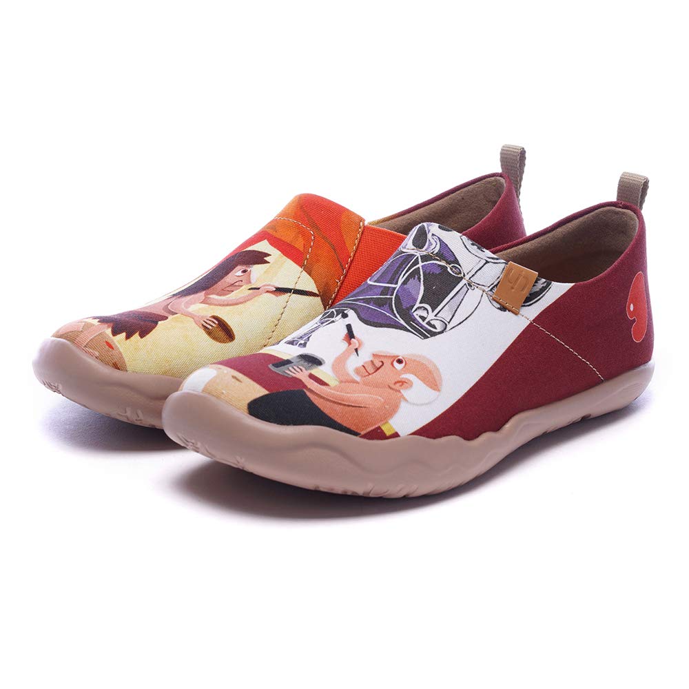 UIN Mocassins et Loafers Femme - Chaussures Bateau Femme Confortables avec Style Art Chaussures Femme, Idéales pour la Marche Quotidienne