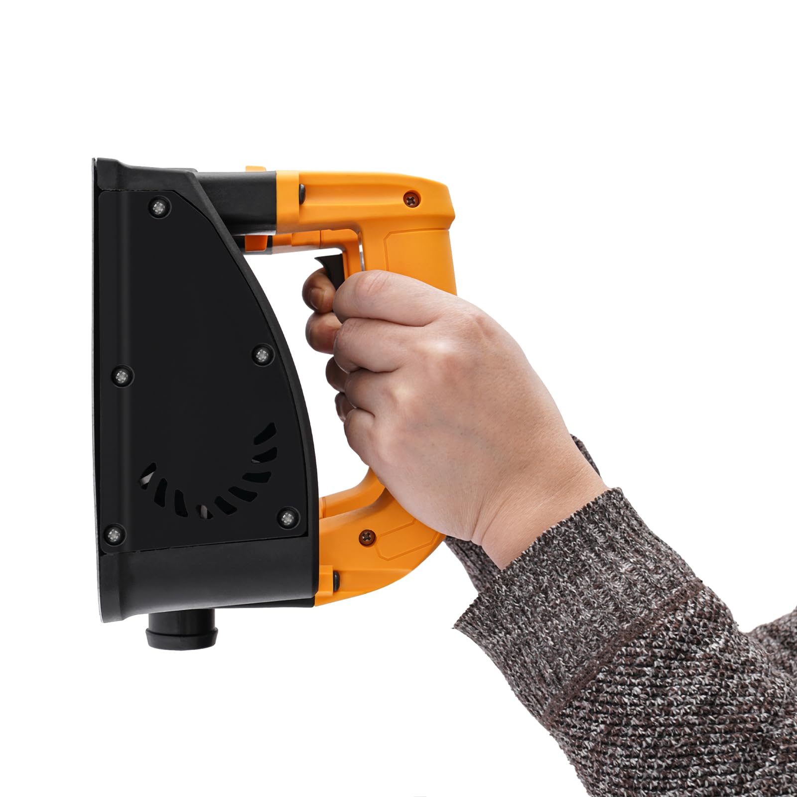 Cepilladora eléctrica de pared 1200 W, fresadora de hormigón, profundidad ajustable, caja de herramientas incluida