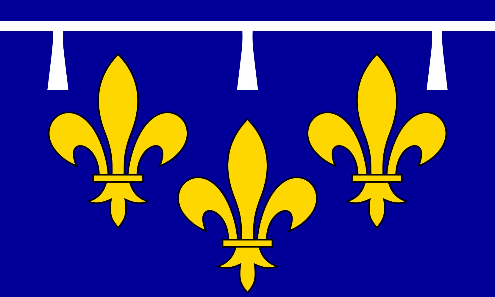 Drapeau Large Orléanais | drapeau paysage | 1.35m² |
