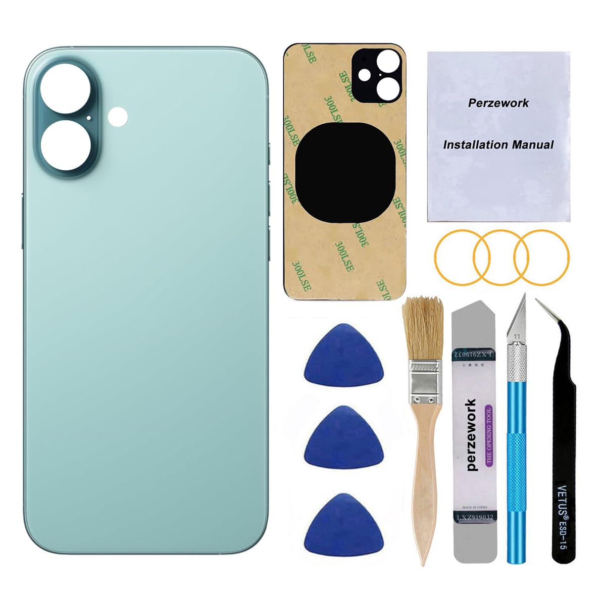 Amazon.com: Perzework OEM Rear Back Glass Replacement for iPhone