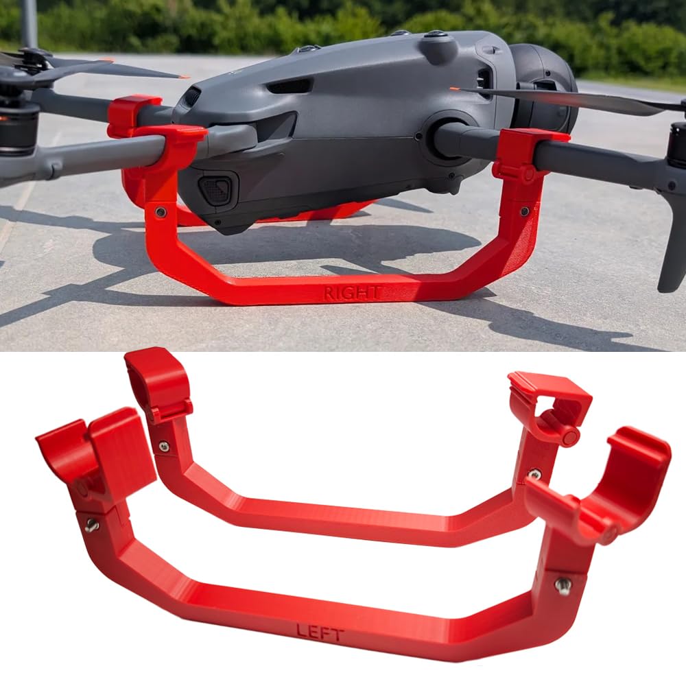 Extension Landing Gear for DJI Mavic 4 Pro, Legs Height Extender Bracket 10cm Height Increasing Feet Kickstand for Mavic 4 Pro Drone Landing Support Anti-collision Protection Accessories