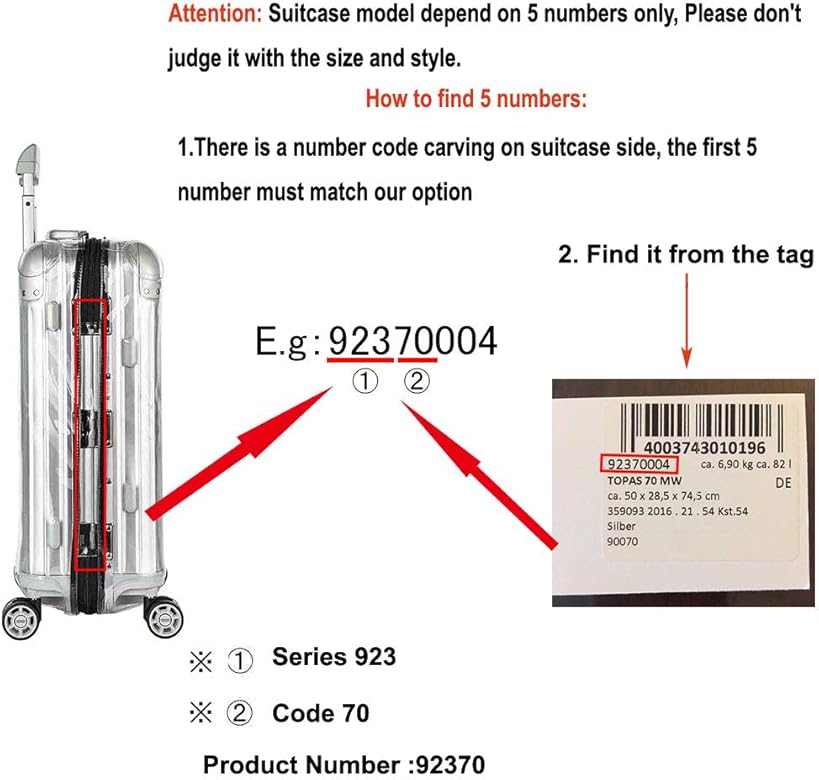 check rimowa serial number