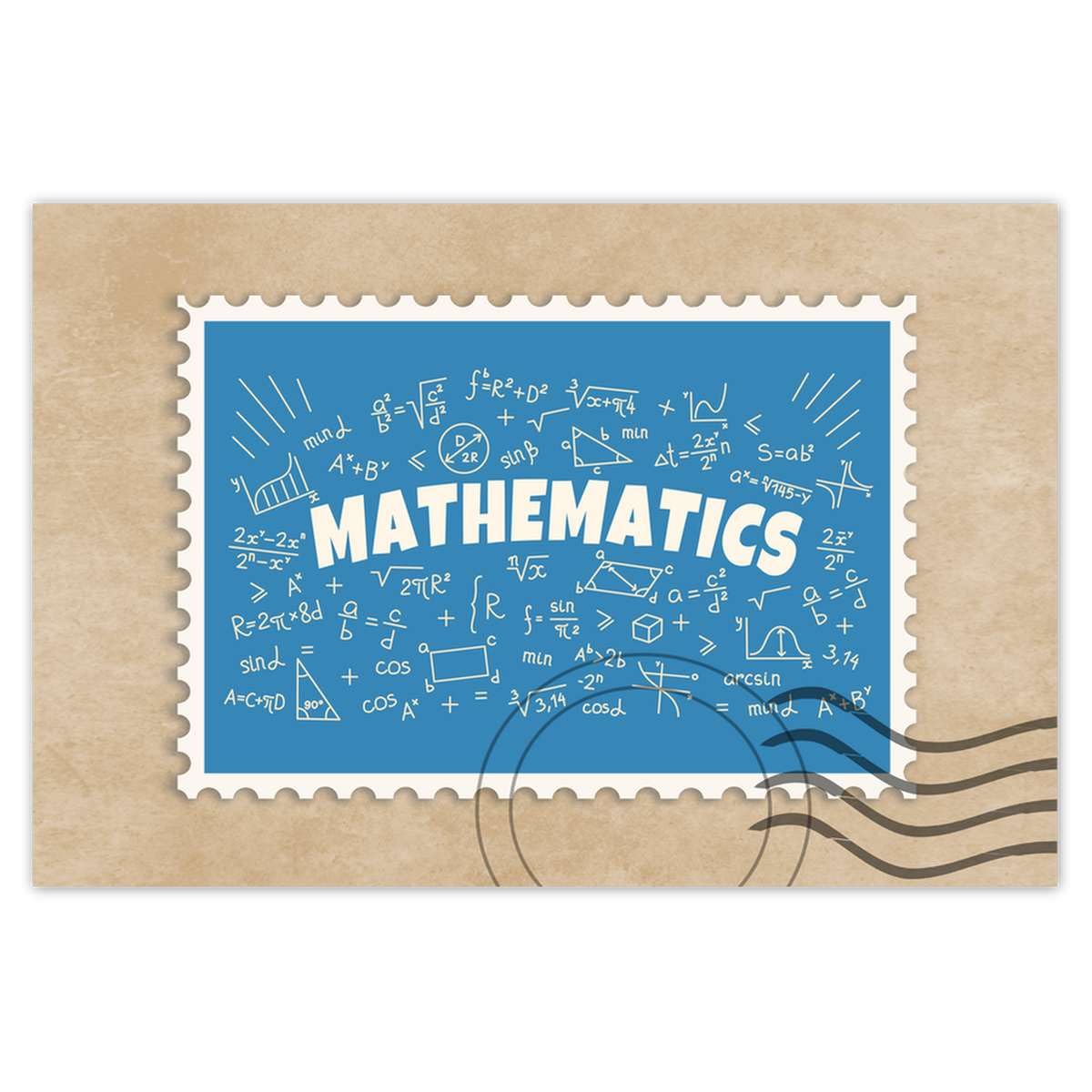 Sticker mural décoratif pour salle de classe H10680M_WENS1L de 90x60 cm