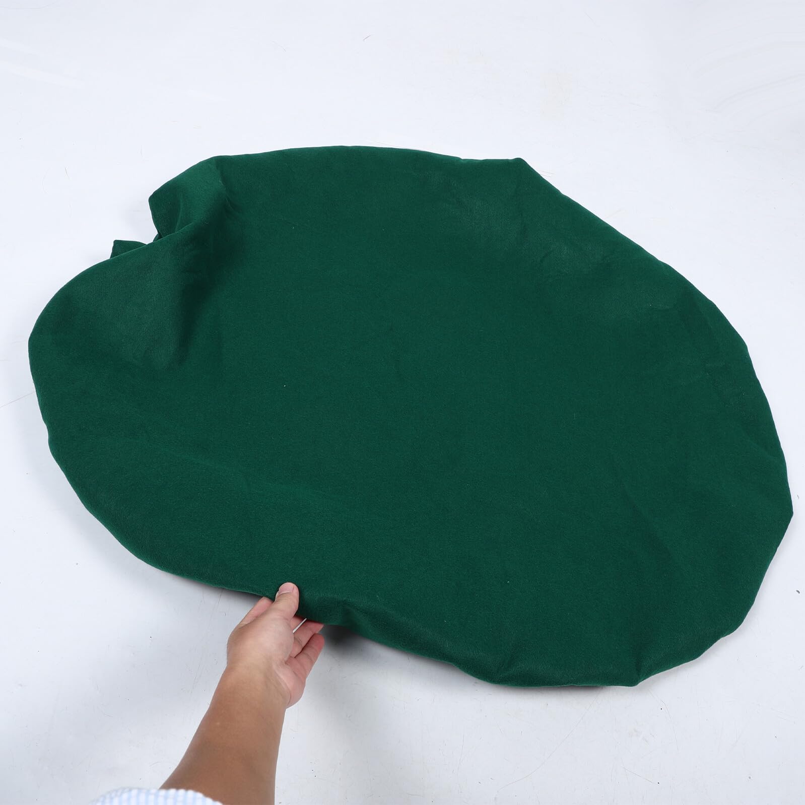 Tapete de Póquer Redondo de Fieltro 100cm Antideslizante