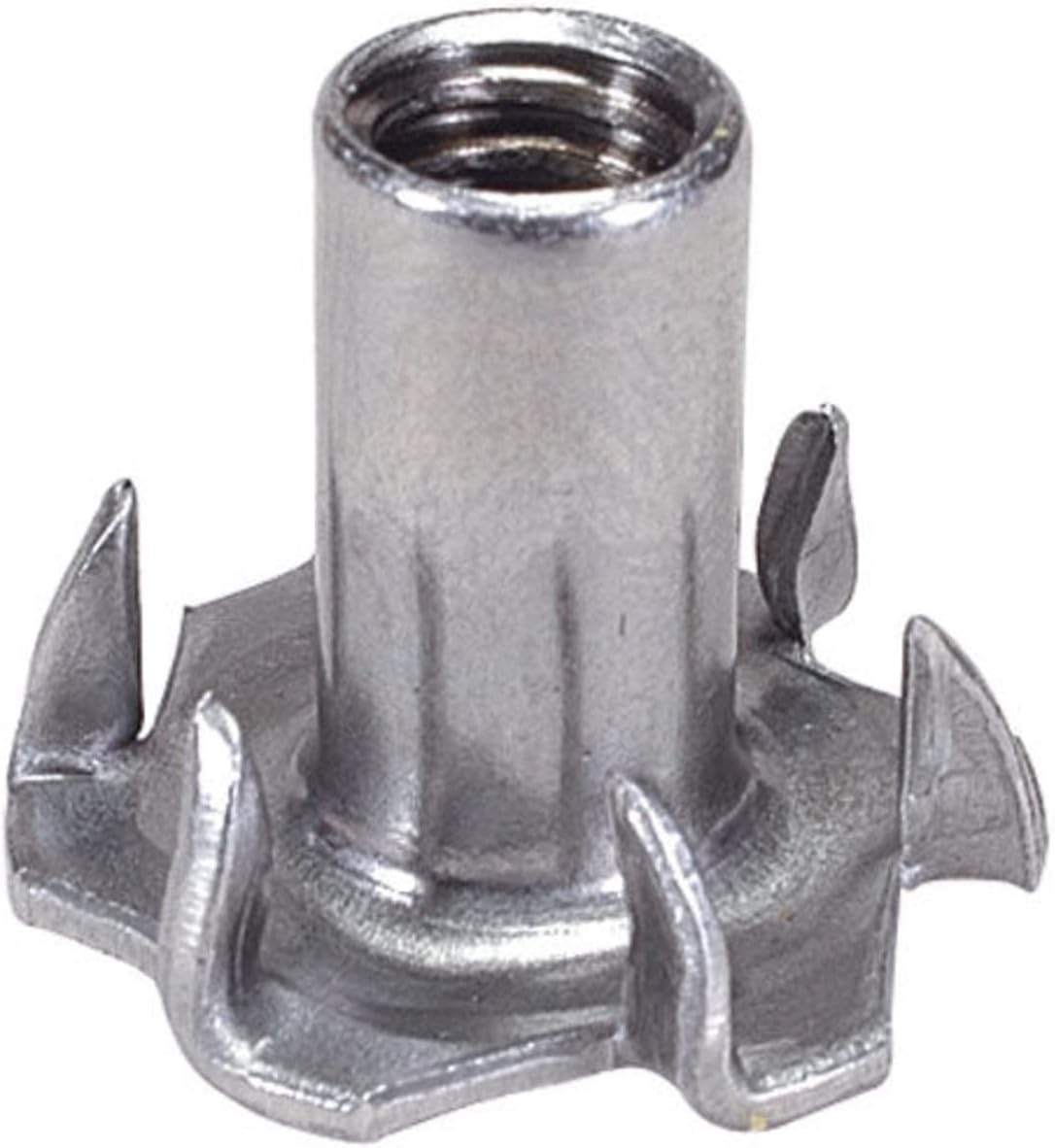 Parts Express 1/4"-20 Deluxe 6-Prong T-Nuts 50 Pcs.