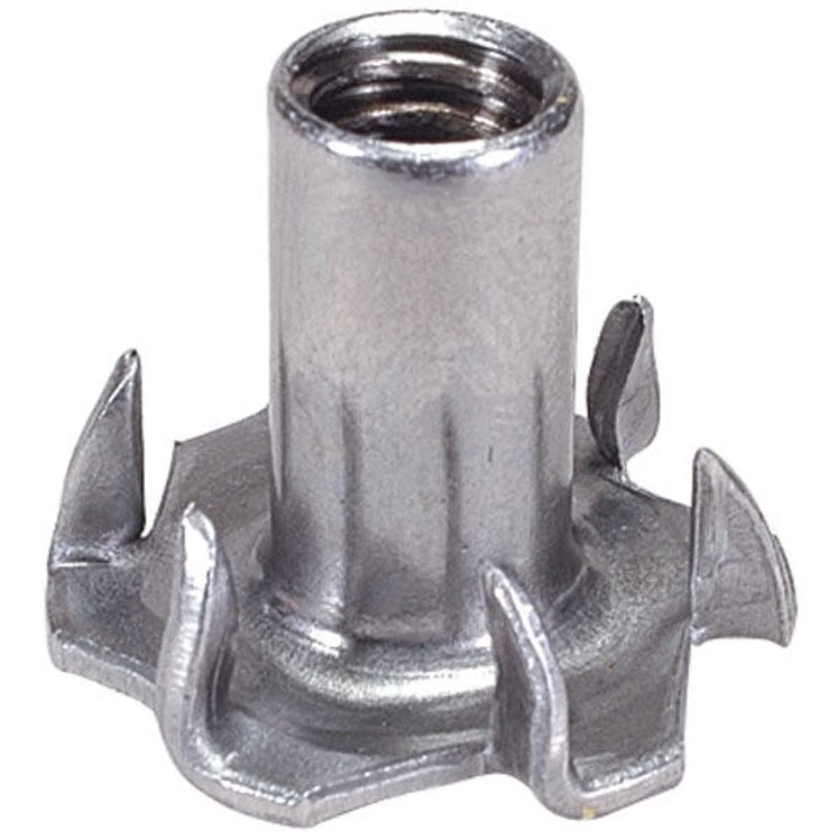 Uxcell 1/4-20 Tee Nuts - 4 Prong T-Nuts, Zinc Plated Carbon Steel, 100Pcs For Woodworking & Furniture - View #5