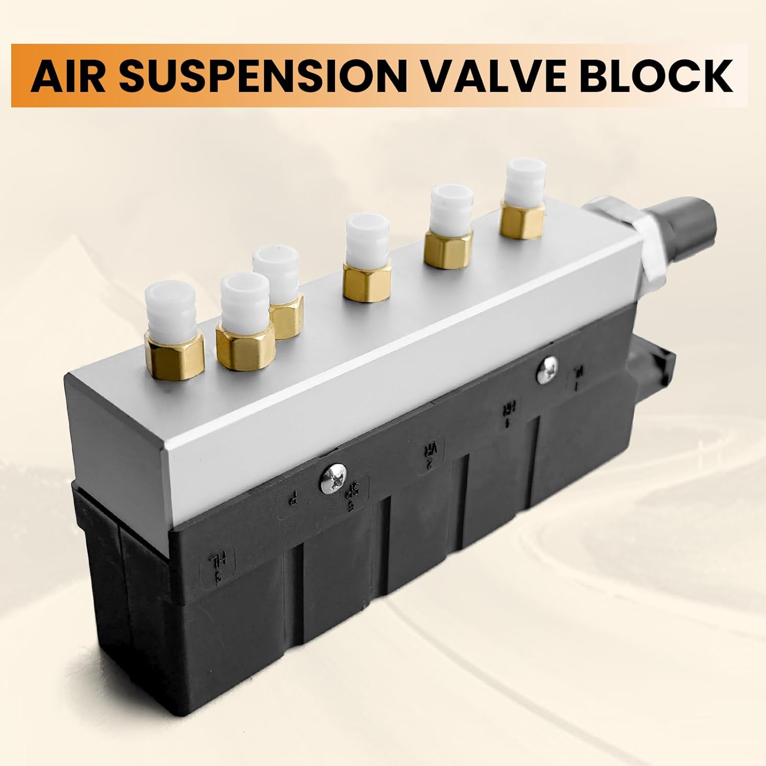 MILLISEC Air Valve Block Compatible with 2000-2006 Benz S350/S430/S500/S55 AMG/S600/S65 AMG, Control Valves OE Replace# 2203200258, 2113200304, A2203200258, 8840103590