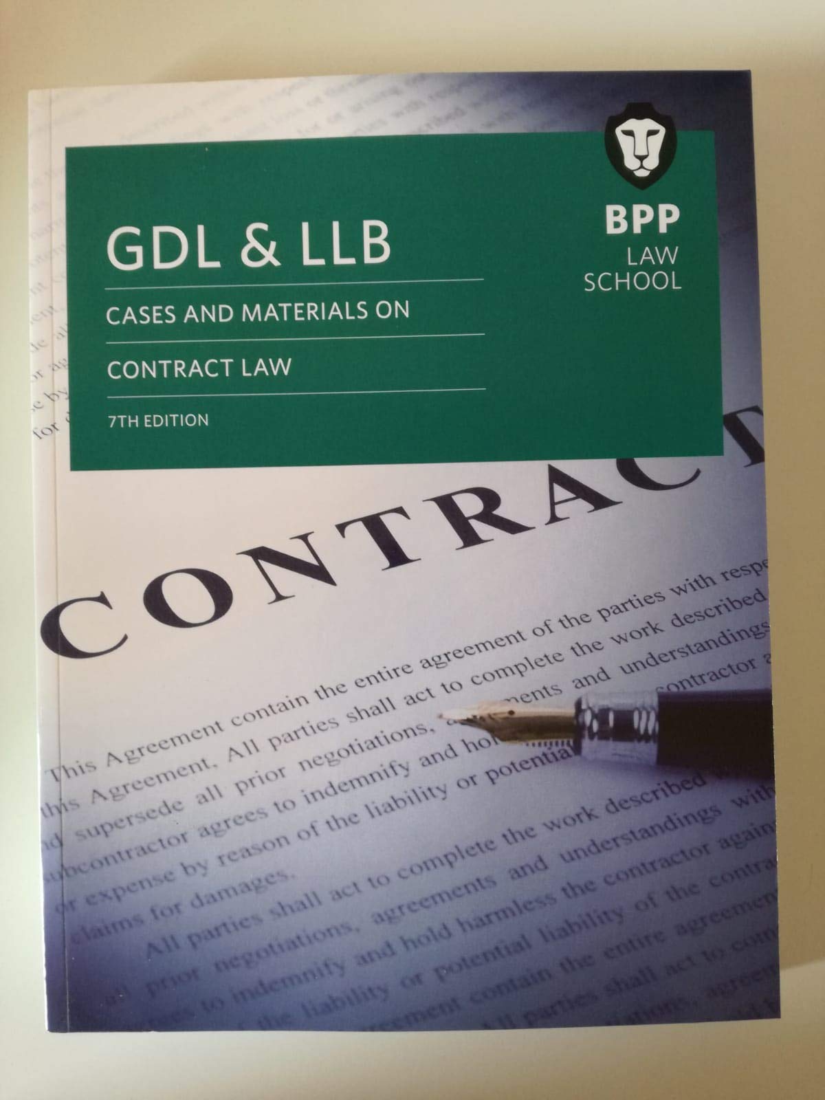 GDL & LLB cases and materials on contract law 7th edition