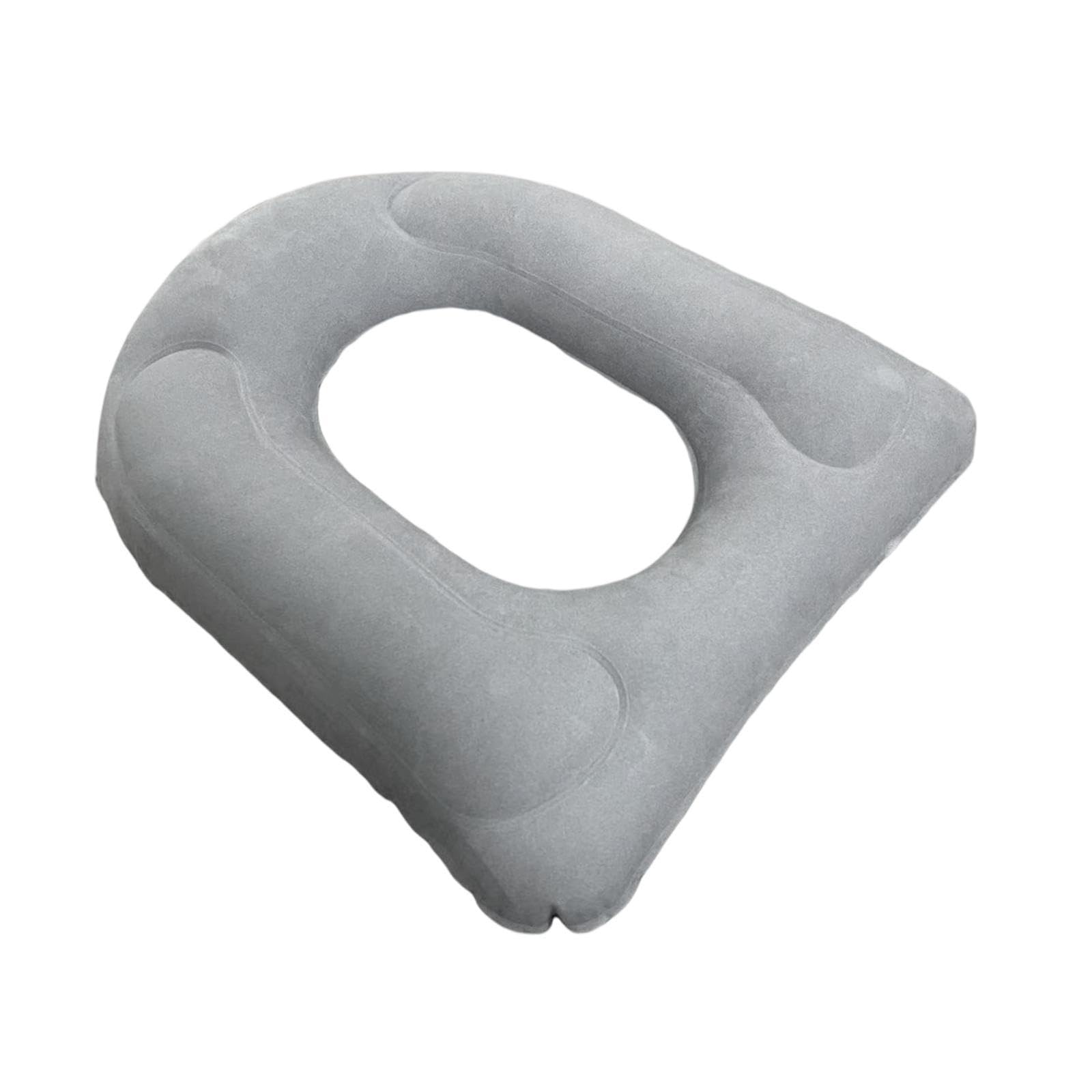 Aufblasbares Toilettensitzkissen, Bequeme erhöhte Unterstützung, sichere Saugnäpfe, tragbar, PVC, for Reisen, universeller Einsatz geeignet