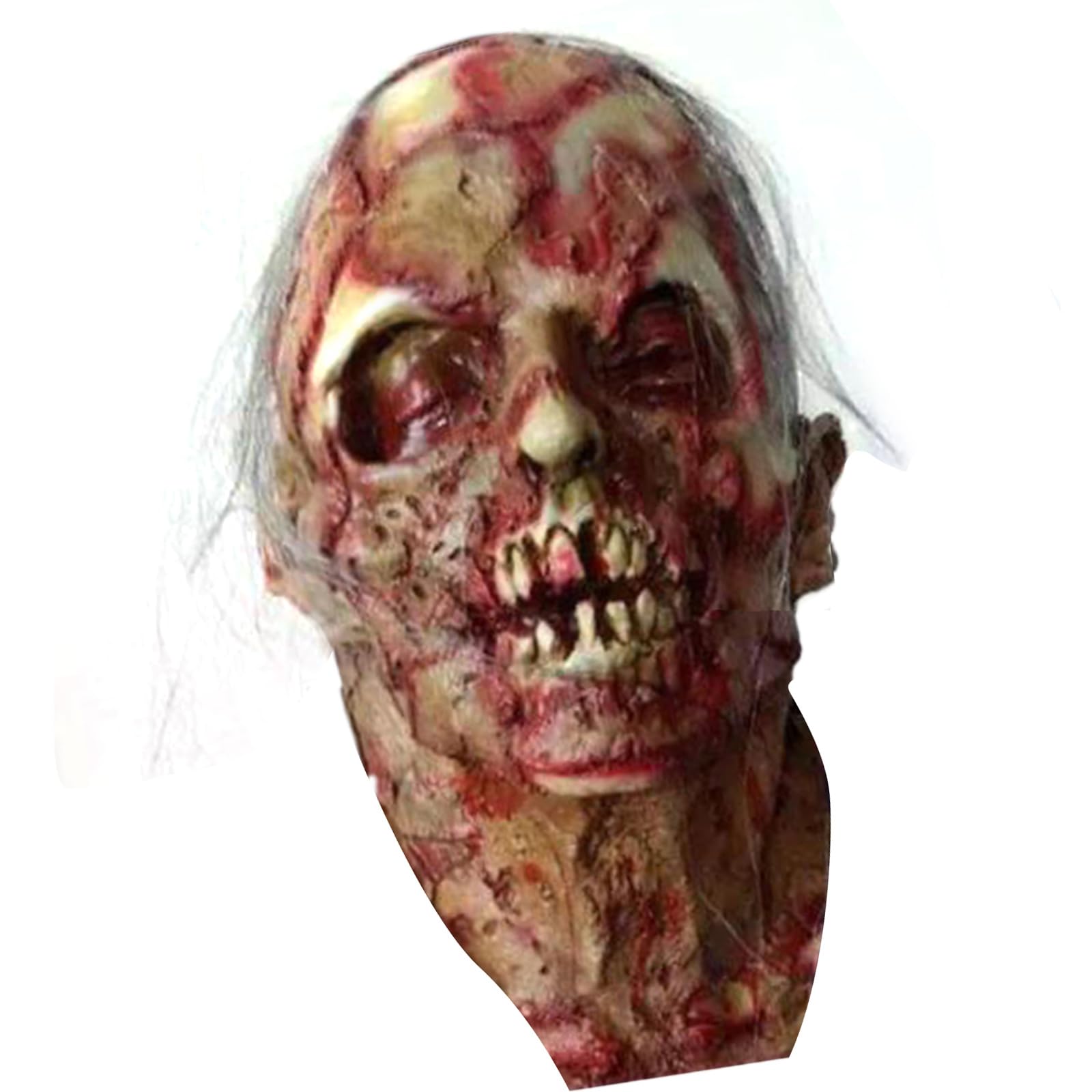 Masque horreur tête complète en latex souple pour déguisement - 8