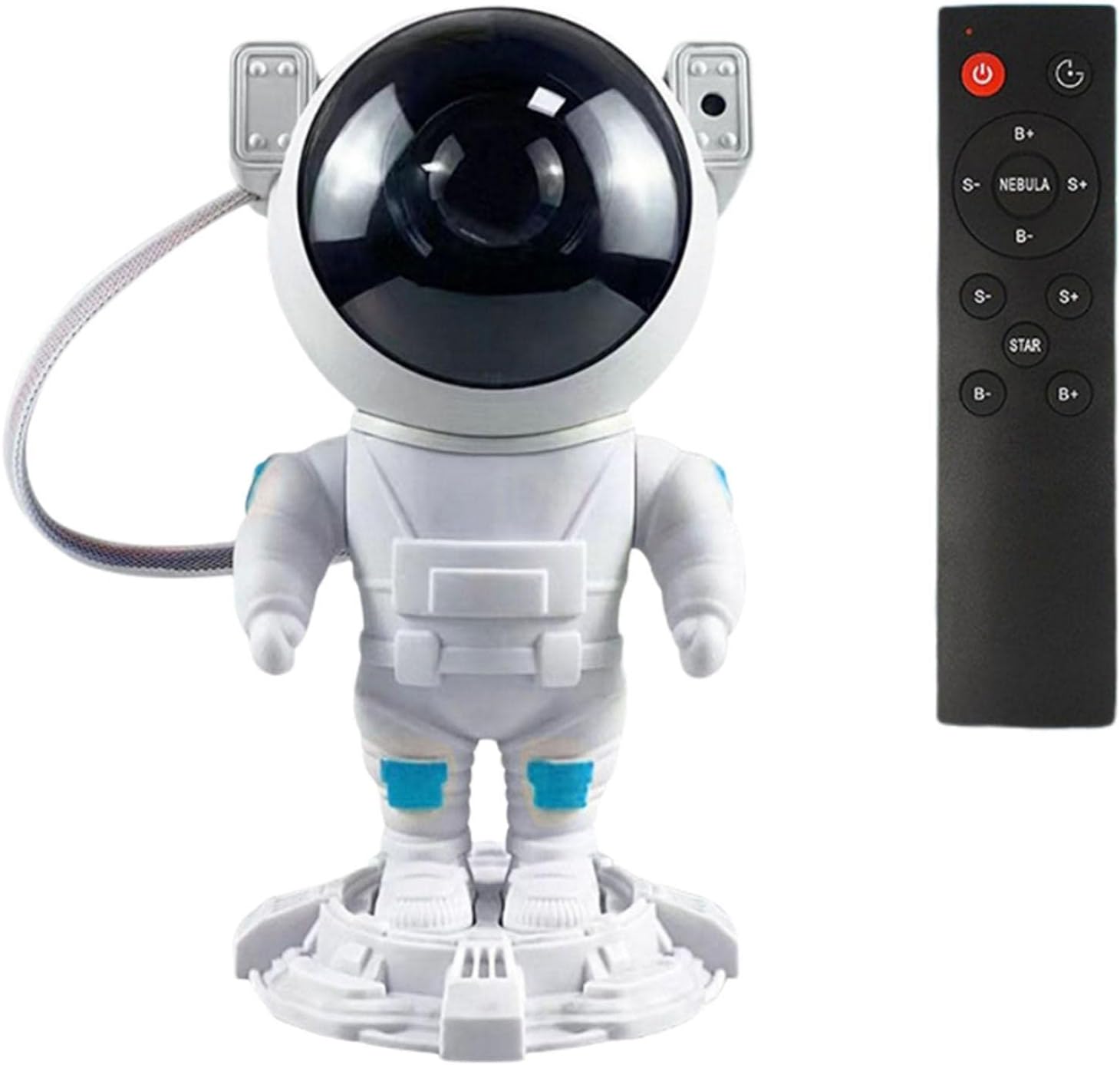 Astronaut Projector Lamp Starry Remote Control for Decor Living Room Kid Toy
