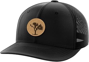 Topo Tree Leather Patch Hat