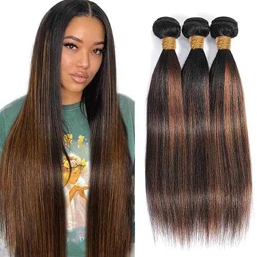 Highlight Bundles P1B30 Straight Human Hair Bundle Fb30 Ombre Organique