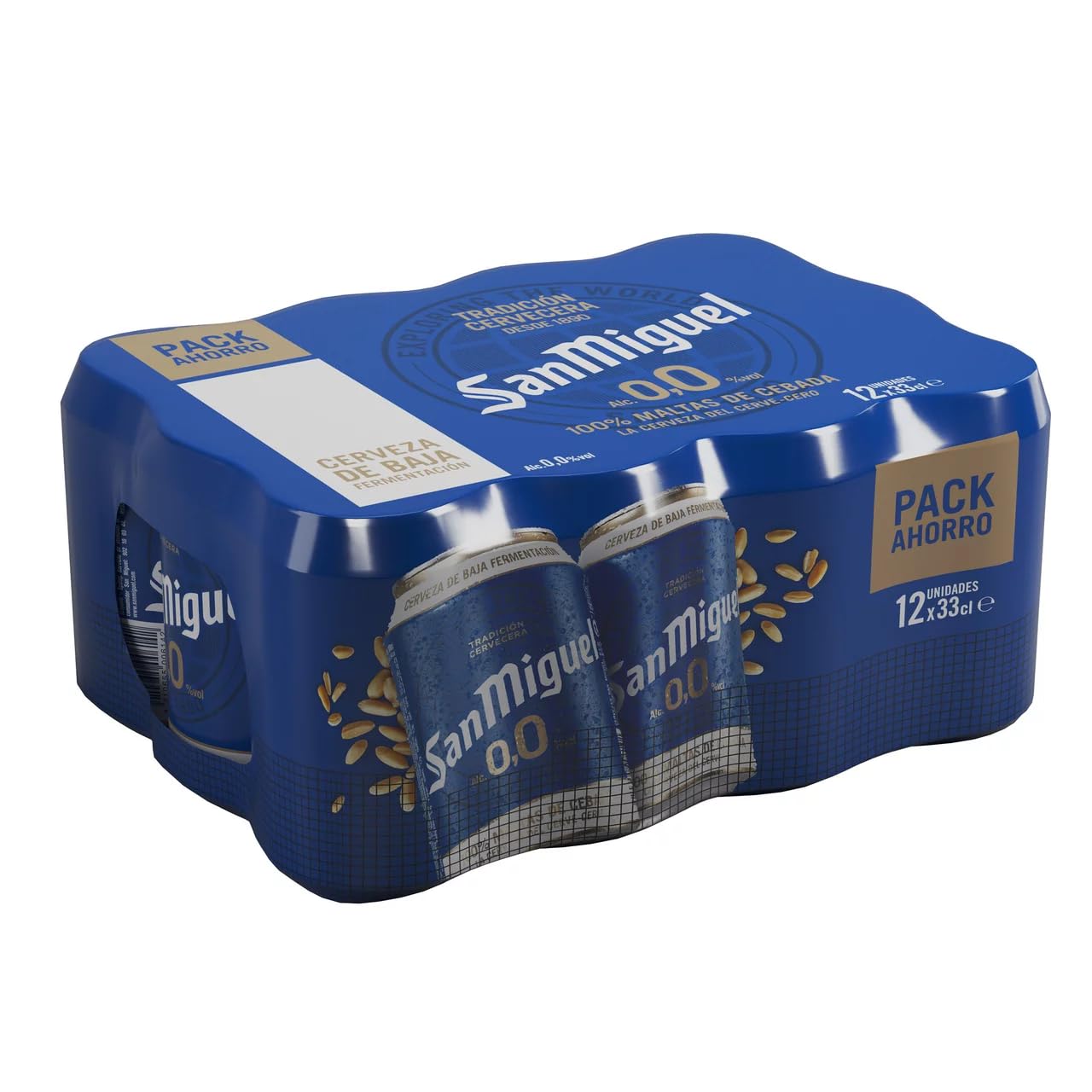 Alkoholfreies Bier BIS0071 Pack mit 12 Stück x 33 cl