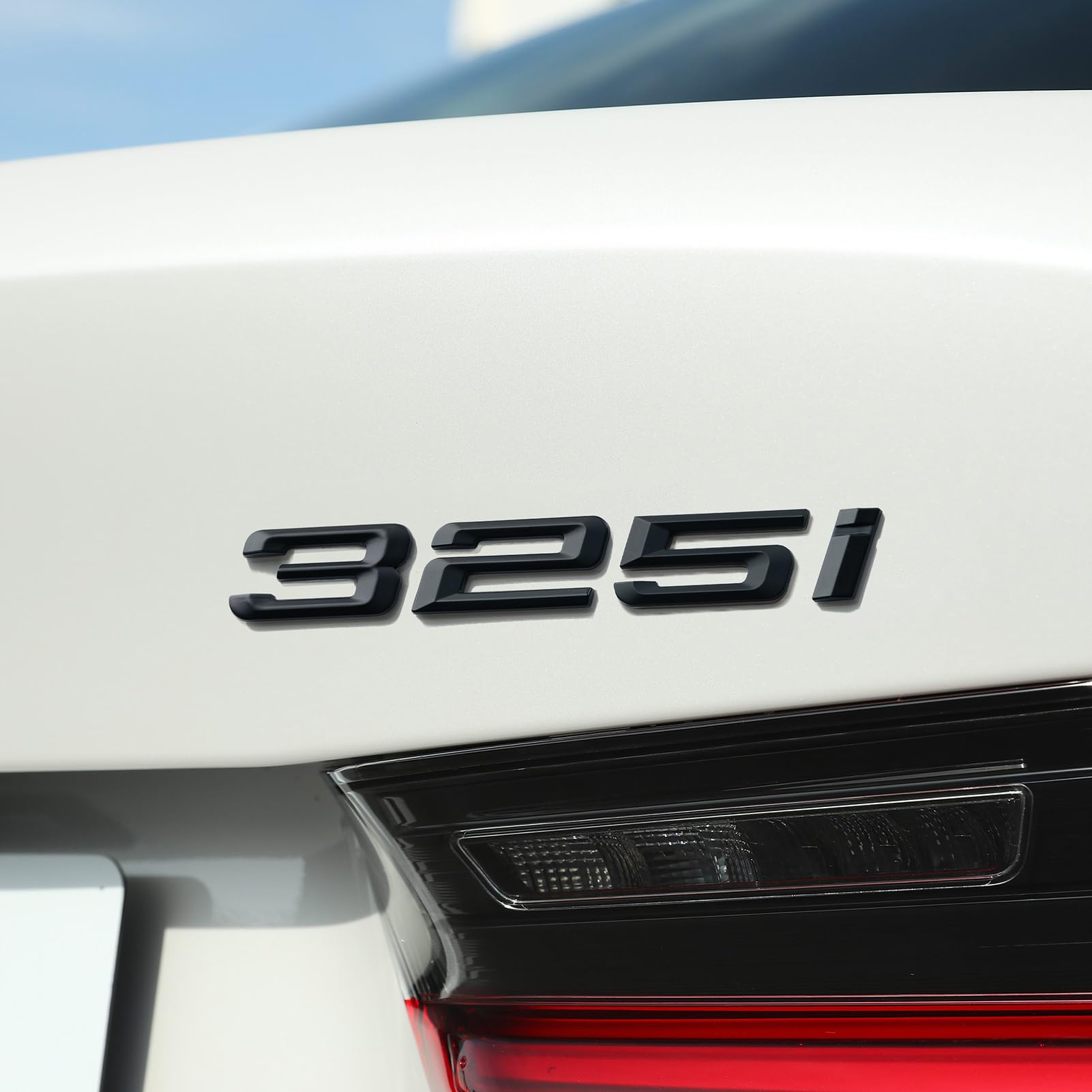 Autocollant Lettres 3D ABS Pour BMW - Badge Coffre 316i 318i 320i Etc. - Style Original