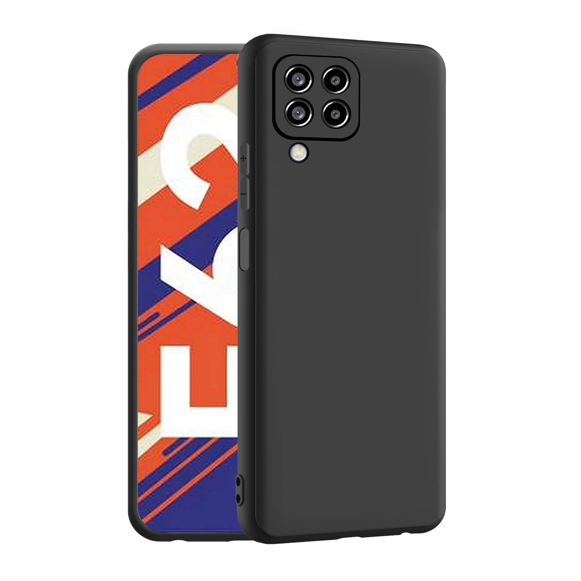 CEDO Samsung Galaxy F62 Back Cover | Camera Bump Protection & Ultra Slim | Matte Soft Silicon Shock Proof Rubberised Back Case Cover (Black) (B091SMLKCN) Amazon Price History, Amazon Price Tracker