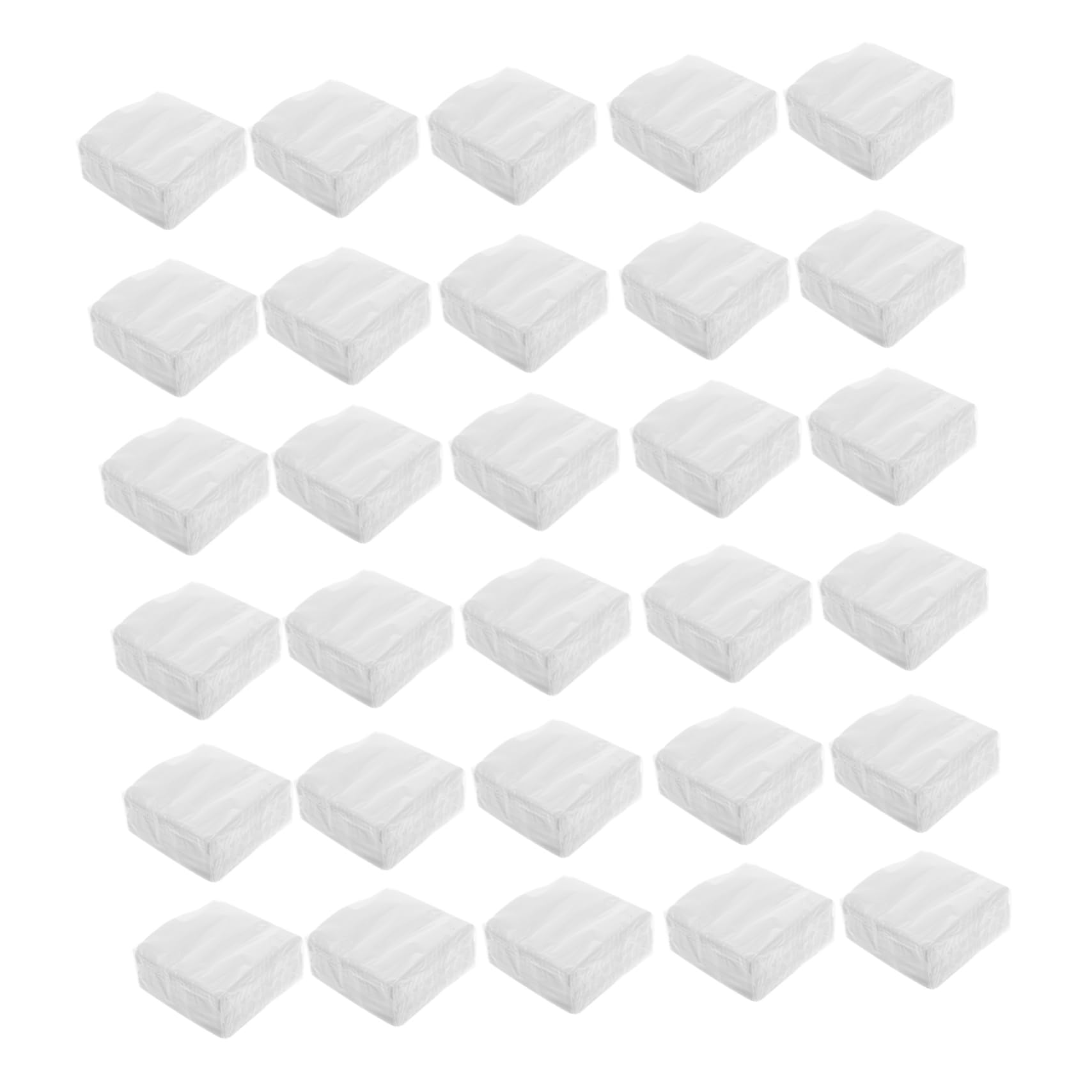 Pañuelos de Papel Blanco de 60 Hojas por Paquete, 50 Paquetes | Pasta de Celulosa, Formato Plegable, Uso Versátil en Restaurantes y Celebraciones
