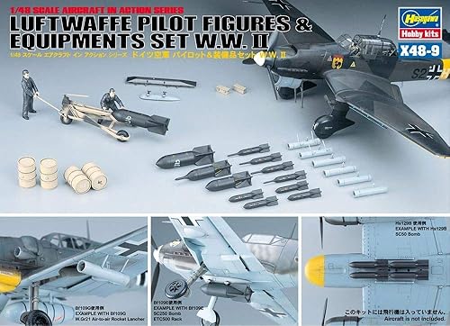 Hasegawa 1/48 WW II Luftwaffe Pilot & Equipo