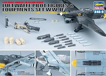 Amazon | ハセガワ 1/48 ドイツ空軍 ドイツ空軍 パイロット & 装備品