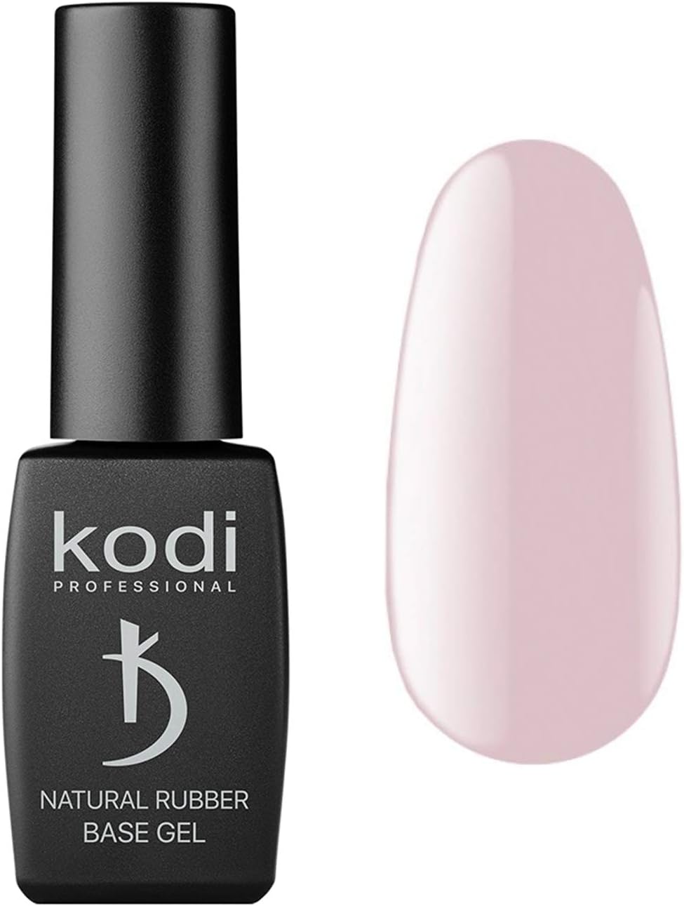 Kodi Professional Natural Rubber Base Gel – Thick Transparent Gel Base with Enhanced Adhesion –Gel Rubber Base in Nude Shades – Quick and Easy Curing - Viscous Consistency (PINK ICE)