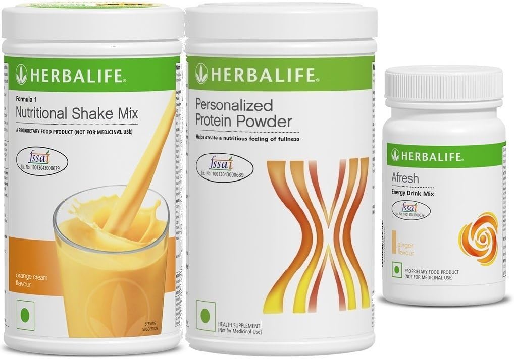 HerbalifeFormula 1(Orange) with PPP(400gm)+Afresh(Ginger)