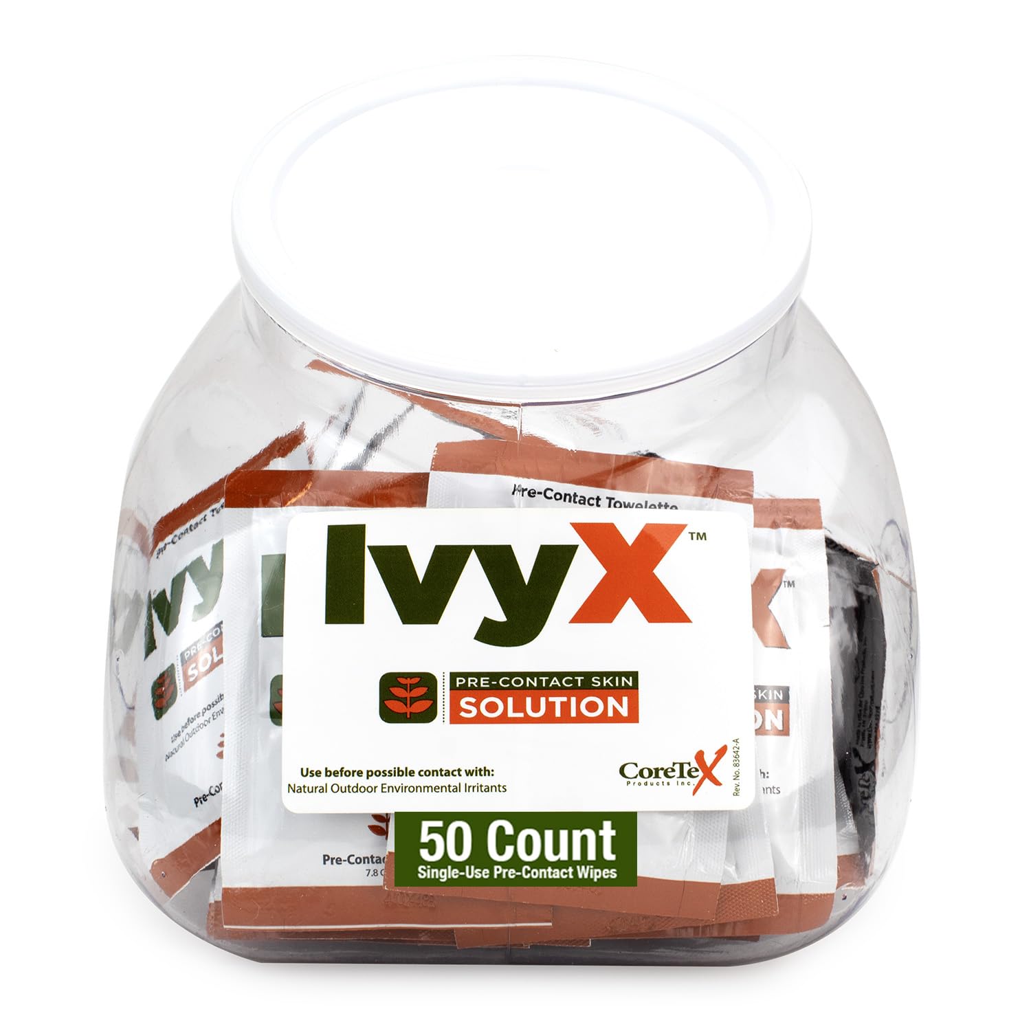 Amazon.com: CoreTex Ivy X Pre-Contact Poison Ivy Wipes - Fishbowl