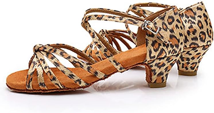 Generic Women's Fashionable Soft Sole Comfortable Non Slip Latin Dance Shoes Shoes Women Low Heels, 6.5