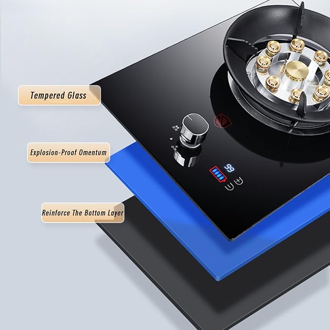 Estufa de Gas con 1 Quemador, 5.2KW, Convertible a Gas Natural/GLP miniatura 4