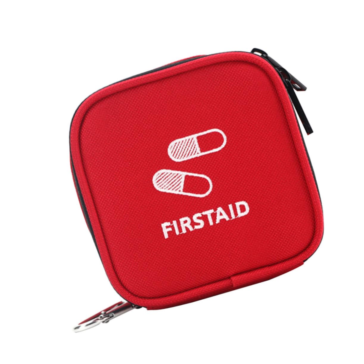 Didiseaon First Aid Kit Mini Camping Emergency Pouch Portable Medical Storage Bag Oxford Cloth Multi-Pocket