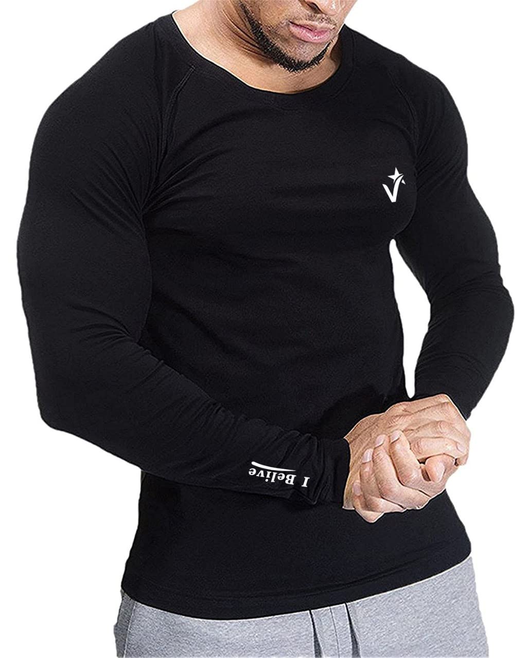Compression T-Shirt, Top Full Sleeve Plain Athletic Fit Multi Sports Cycling, Cricket, Football, Badminton, Gym, Fitness & Other Outdoor Inner Wear-image-49