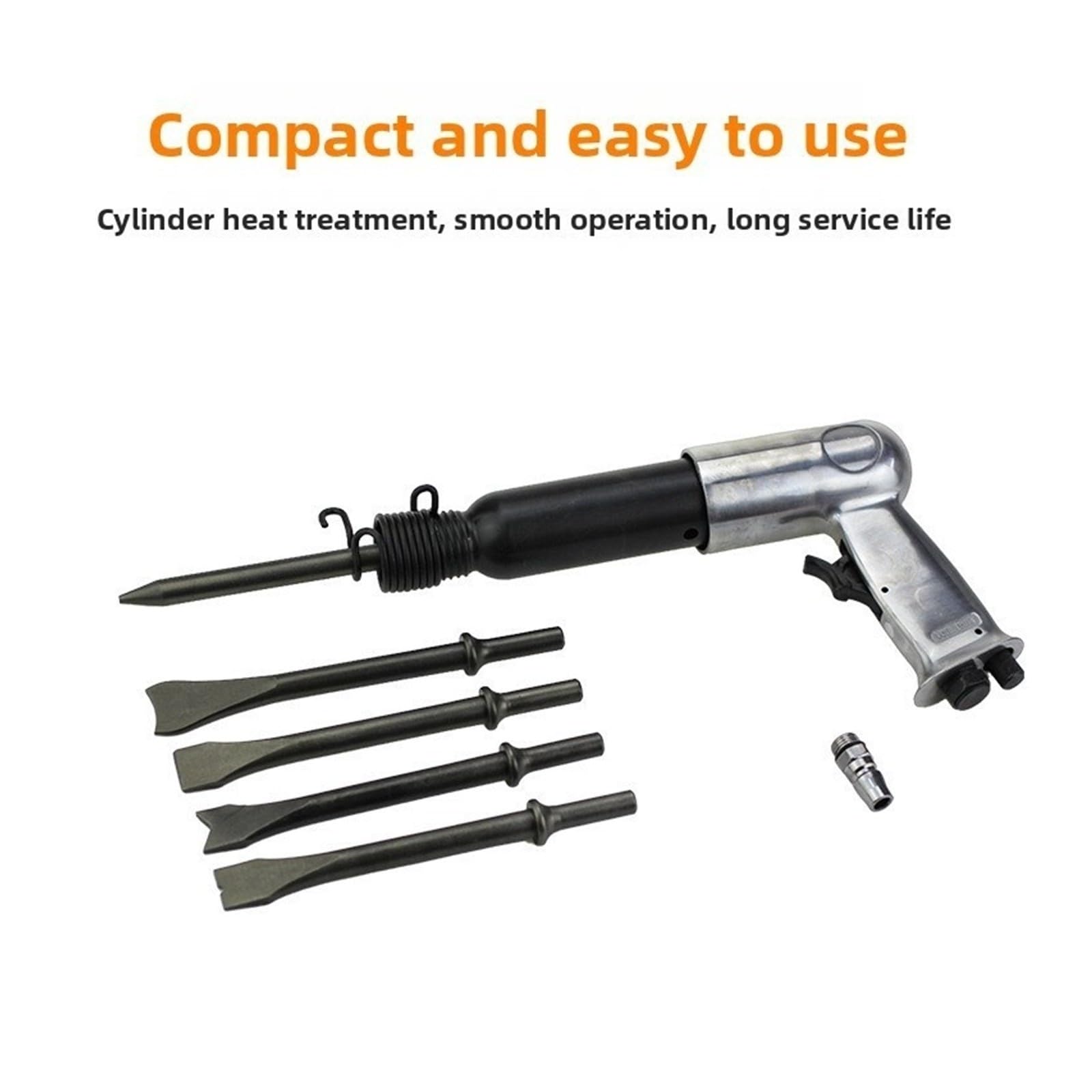 Młot Pneumatyczny, Łopata pneumatyczna Młot pneumatyczny Wiatrowy klocek hamulcowy Usuwanie rdzy Dłuto głowicy pistoletu(150 air shovel set)