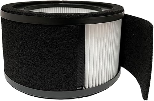 Miniatura 4 de Nispira Filtro de repuesto L True HEPA + prefiltro de carbón activado compatible con purificador de aire GermGuardian AC4200W FLT4200, 2 paquetes