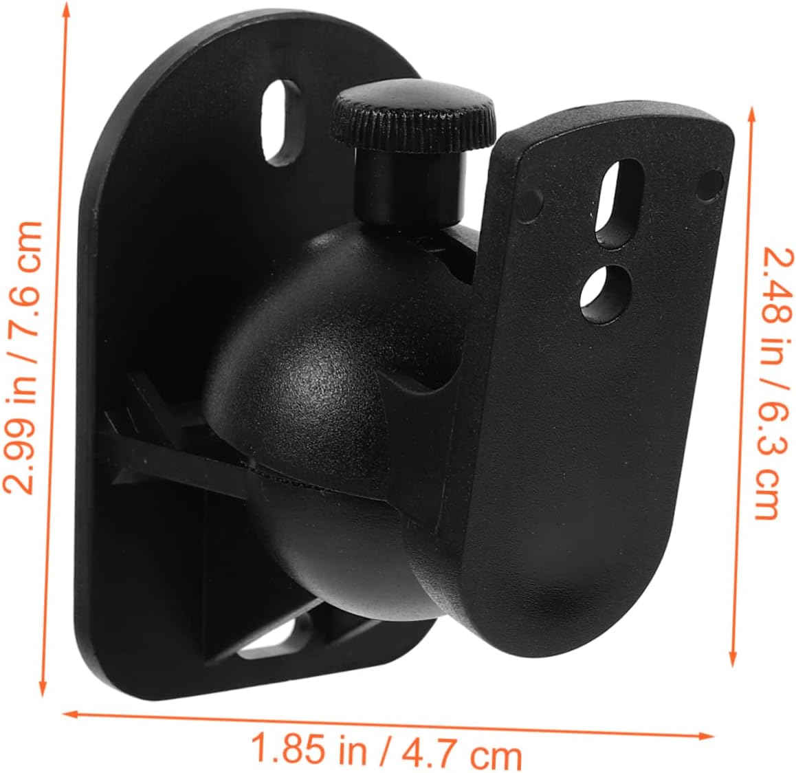 6sets Surround Sound Wall Brackets for Easy Installation Heavy-Duty Speaker Mounts for Home Office and Rv Use