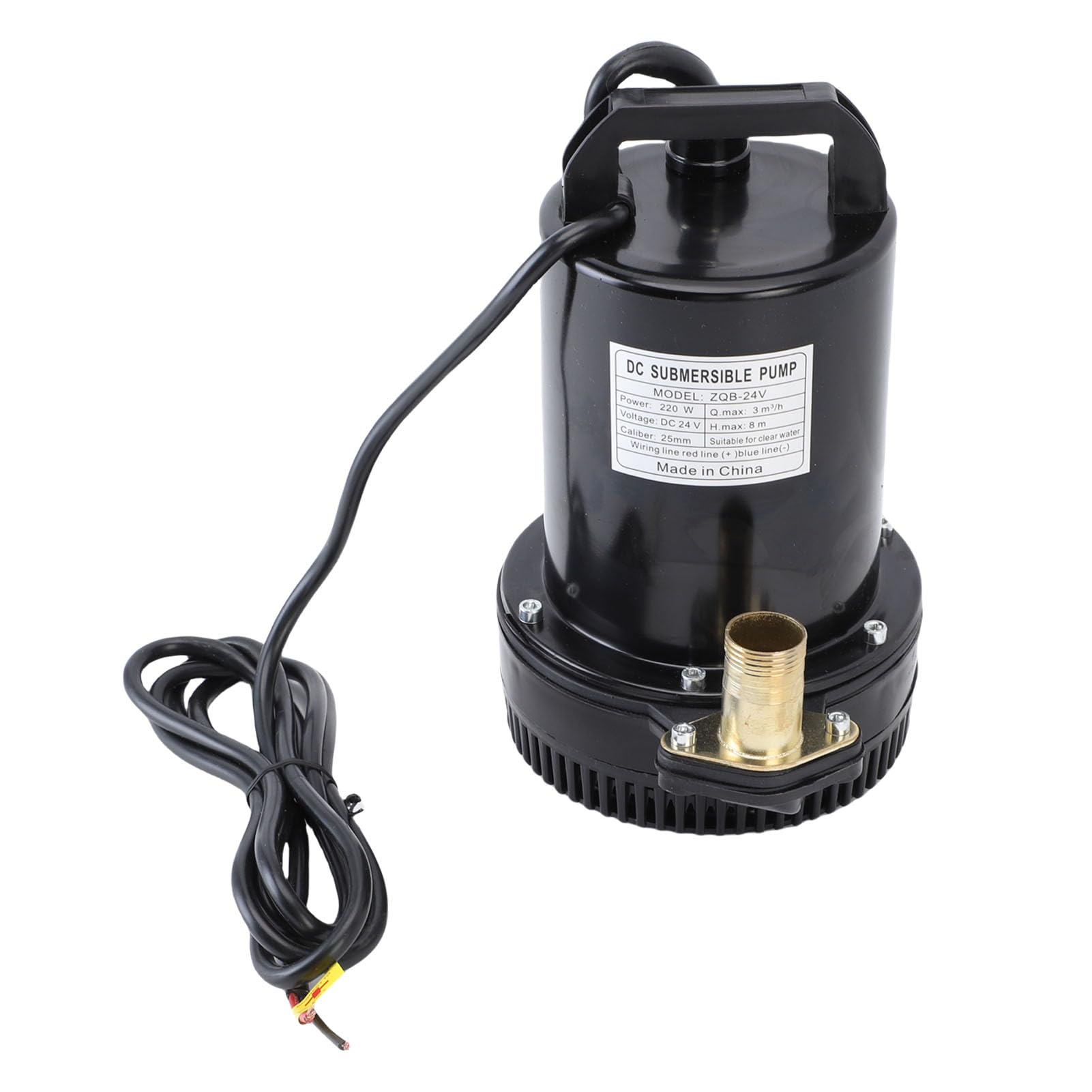 Bomba de Agua Sumergible de 220 W, Caudal de ³/h, Elevación de 26 Pies, Acero Inoxidable, bajo Nivel de Ruido, con Salida de 1 Pulgada, para Estanque, Acuario, Piscina Hidropónica, Jardín