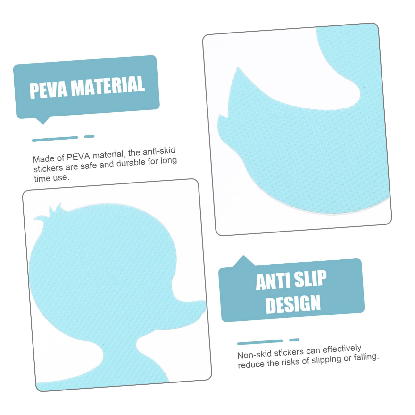 IMIKEYA 96piezas Pegatinas Antideslizantes para Bañera Autoadhesivas Diseño De Patito De Stickers De Baño Seguros y Efectivos para Prevenir Resbalones Ducha y Bañera