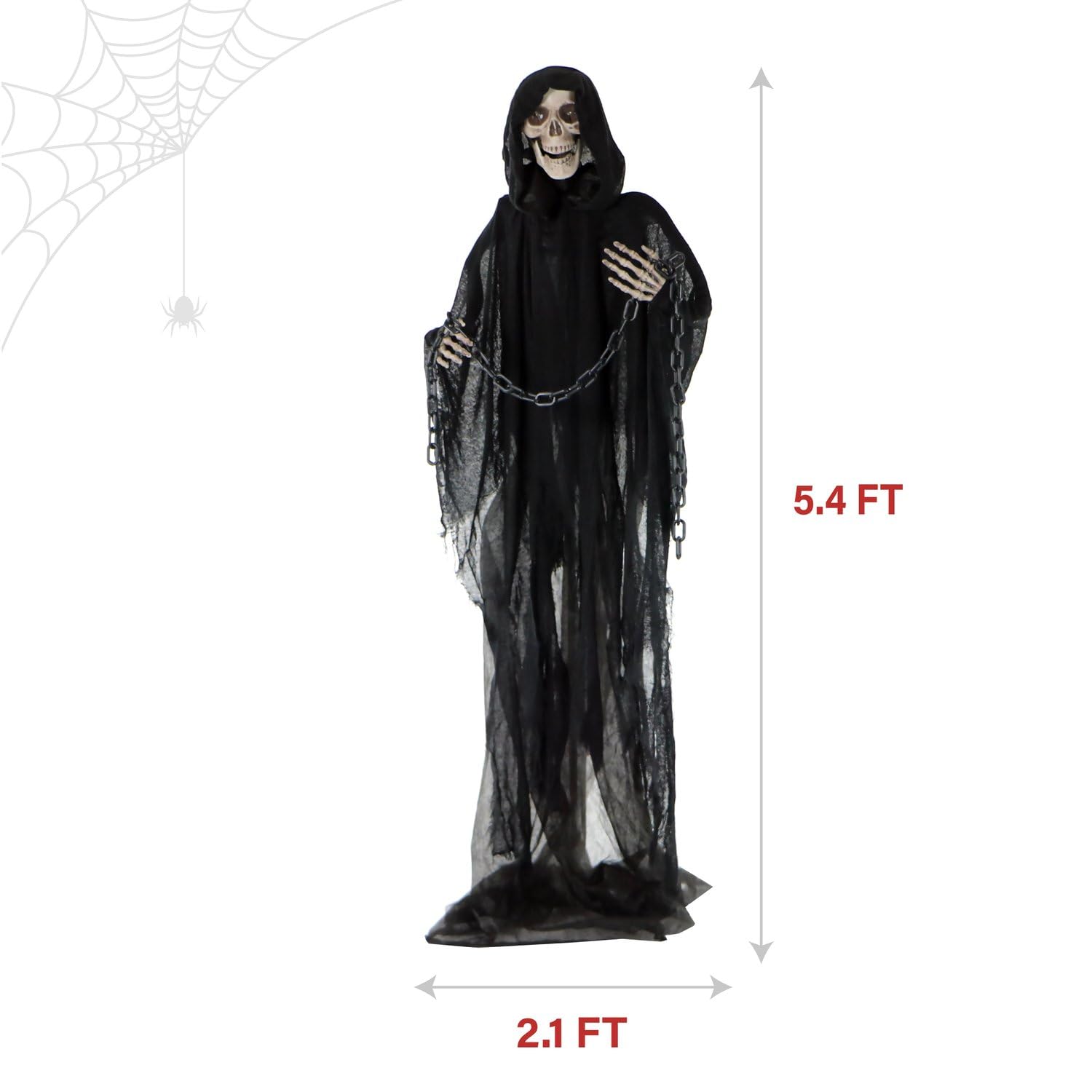 Amazon.com: Haunted Hill Farm Life-Size Scary Grim Reaper with