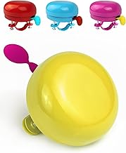 Fahrradklingel Kinder Fahrradglocke Mädchen und Jungen, Damen-Fahrrad Glocke Lenker 22.2mm Bunt Ding Dong Klingel Kinderfahrrad Bike Bell