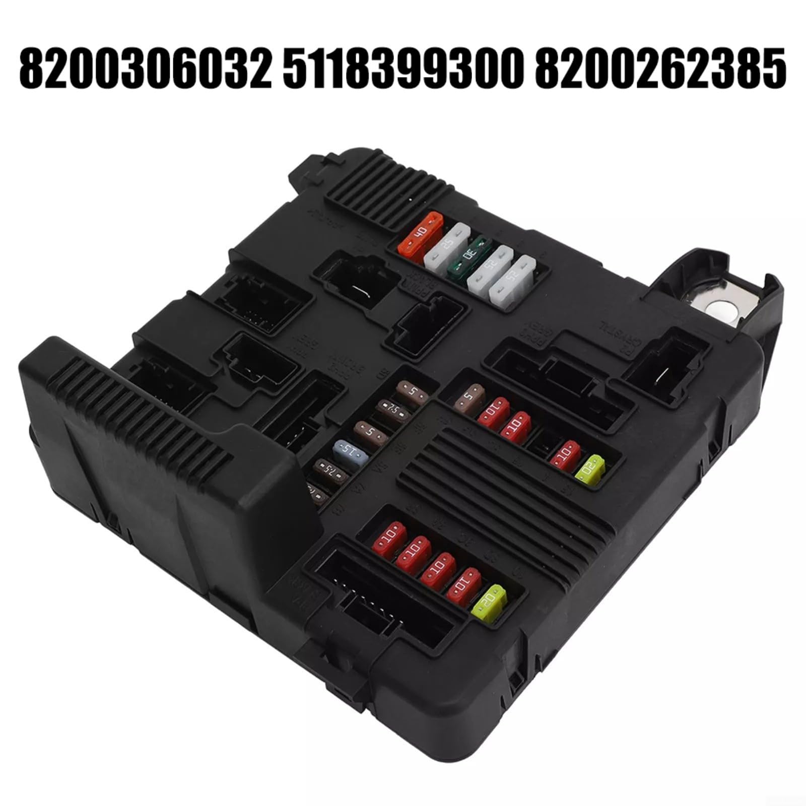Módulo de caja de fusibles de motor para Renault para MEGANE II 2002-2006, OEM 8200306033 8200306032, pieza de coche de plástico negro para reemplazo de sistemas de carga y arranque