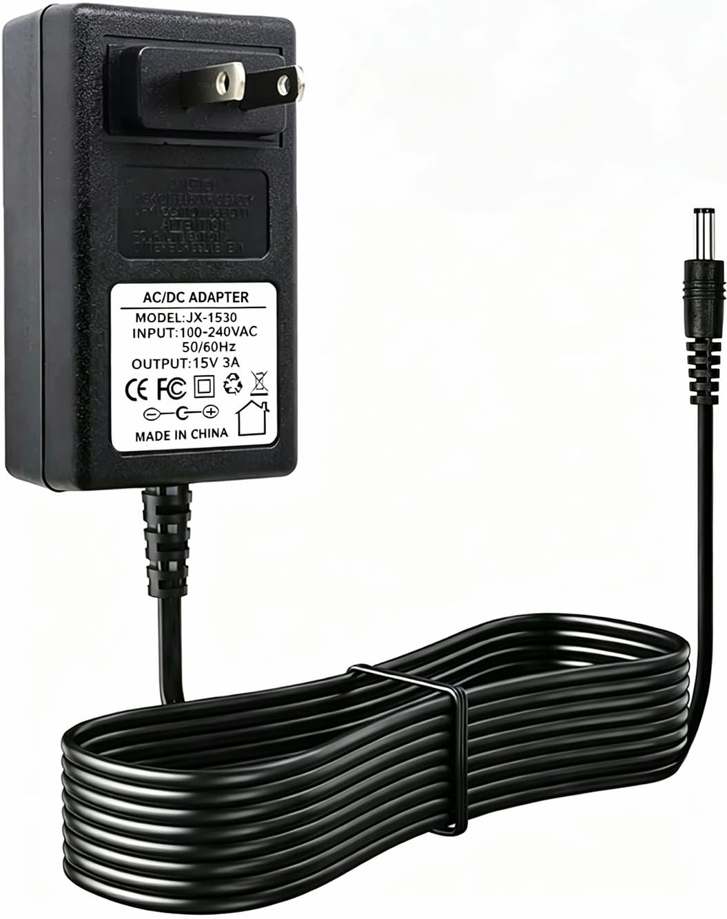 Photo 1 of FEIYIU 15V 3A 45W AC/DC Adapter Charger, 6ft Cable