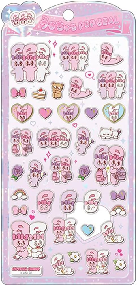 エスターバニーうるちゅるポップシール　マスコット　メモ Amazon.co.jp: クラックス CRUX うるちゅる ポップシール エスター