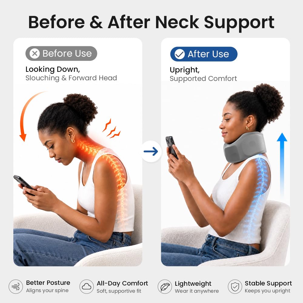 Neck Brace, Soft Cervical Collar Large for Pain and Support 1 Pcs — Amazon image 8