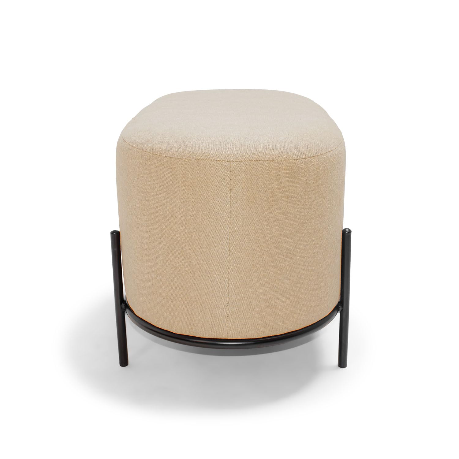 FRANKYSTAR LIPSIA LINEN - Pouf ovale in lino
