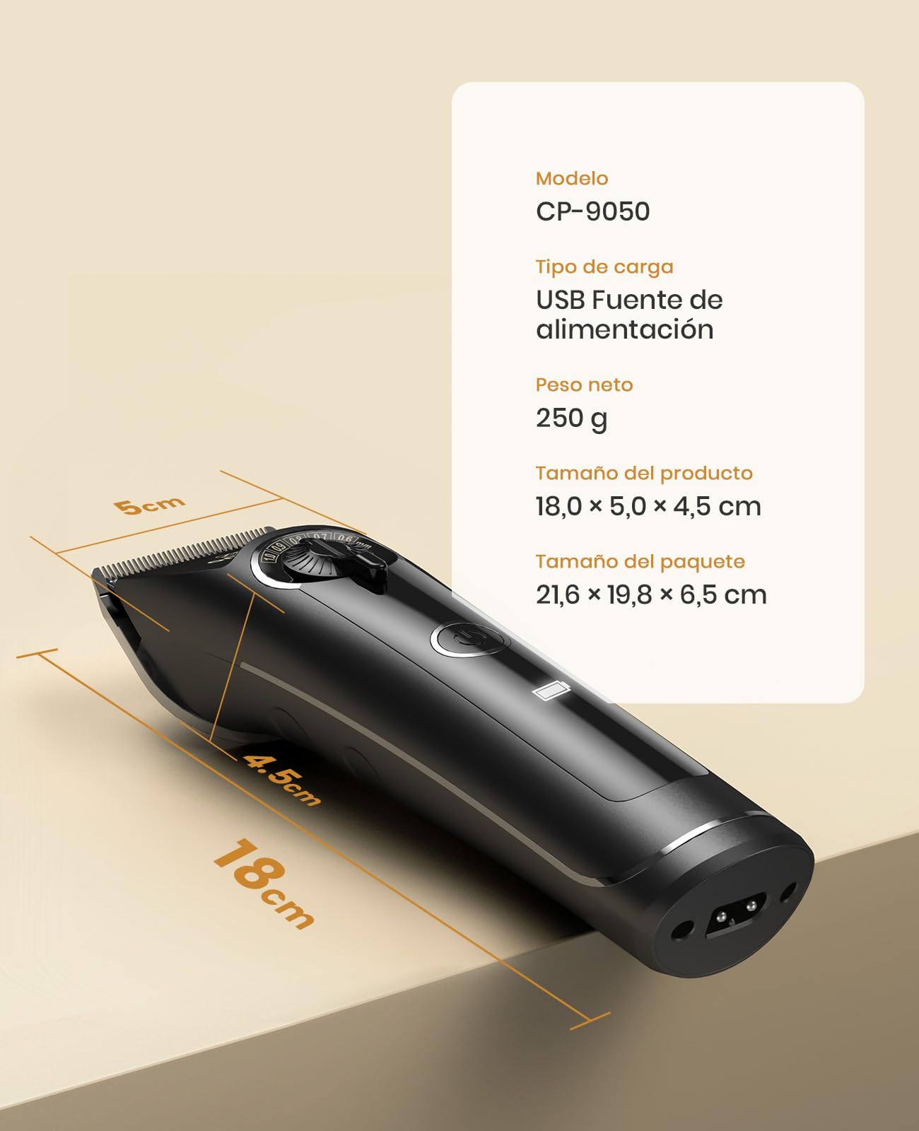 oneisall Maquina Cortar pelo Perros, Caniche Cortapelos Perros pelo Largo, Ultra Silencios Maquina pelar Perros con potente motor, Corta pelo Mascota con cuchillas removibles