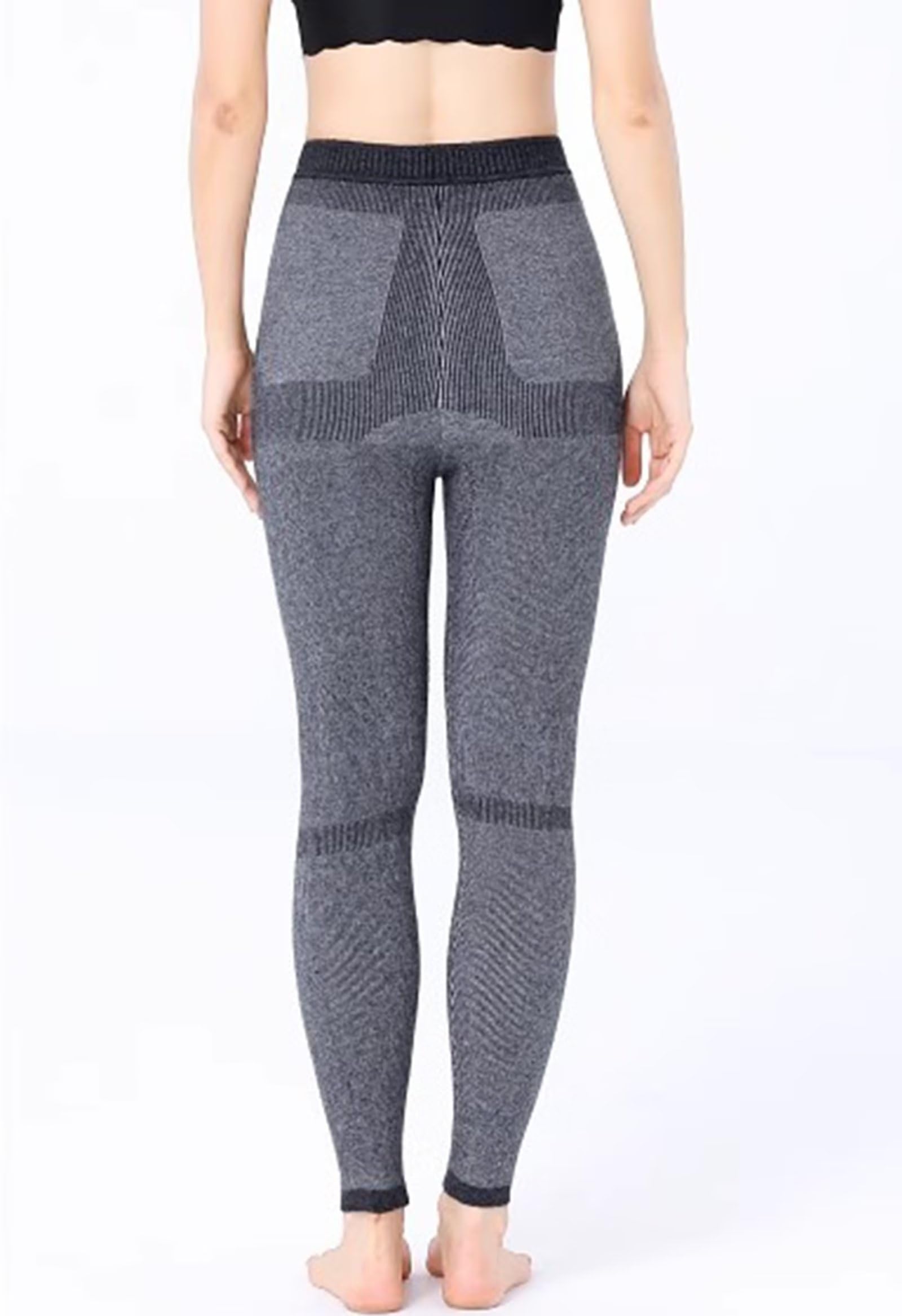 HNVAVQ Donna Pantaloni Termici 100% Cachemire Pantaloni Leggins Caldi, Biancheria Intima Termico per l'inverno Autunno Primavera